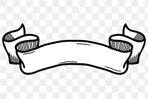 White Banner PNG Transparent Images Free Download .